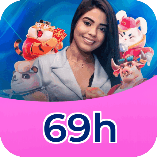 Plataforma 69h mostrando interface moderna, jogos certificados e recursos de segurança licenciados